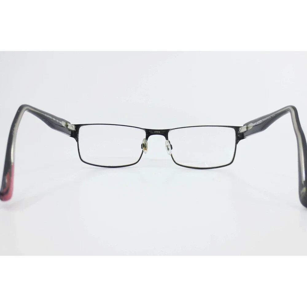 Randy Jackson Signature 1665 Black Rectangular Eyeglass Frames 57-18-145 021